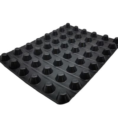 60 мм Высота HDPE Dimple Пластмассовый дренажный доски для гольф-полей и крыши гидроизоляции