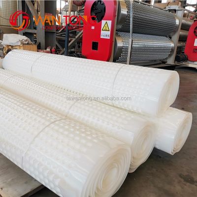 60 мм Высота HDPE Dimple Пластмассовый дренажный доски для гольф-полей и крыши гидроизоляции