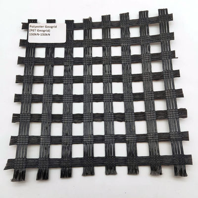 Сооружение дорог 50kn 80kn 100kn Полиэстер Pet Geogrid Толщина 0,2 мм-4 мм