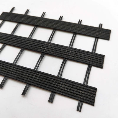 Сооружение дорог 50kn 80kn 100kn Полиэстер Pet Geogrid Толщина 0,2 мм-4 мм