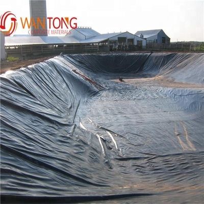 0.2-4 мм Толщина HDPE Geomembrane Pond Liner для аквакультуры Рыбная ферма и свалка