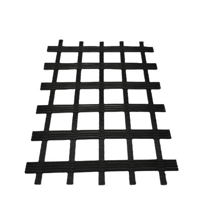 80kn 120kn Выдача тяги Биаксиальная/Одноаксиальная полиэстерная домашняя георешетка для дорожного строительства