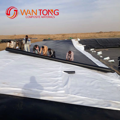 Чёрная геомамбрана из HDPE для рыбной плотины в китайском стиле дизайна и 0,1-4 мм