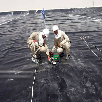 HDPE LDPE LLDPE PVC Геомембранный линейный пруд для рыбных креветок в Индонезии