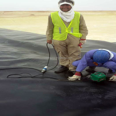 HDPE LDPE LLDPE PVC Геомембранный линейный пруд для рыбных креветок в Индонезии