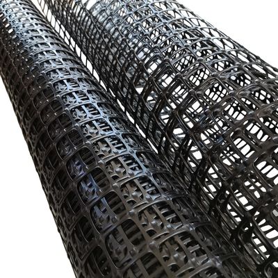 Пластиковая сетка полипропилена Биаксиальная геосетка для стабилизатора дорожного грунта Ширина 1-6 м Длина 50-100 м