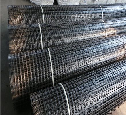 ПП биаксиальная пластмассовая георешетка для дорожного строительства и укрепления стены шахты