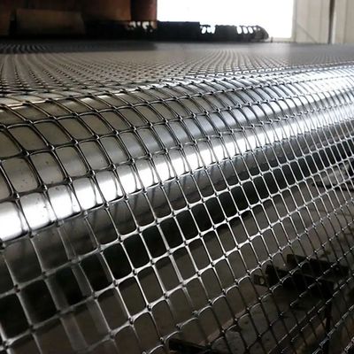 PP Биаксиальная геосеть 40kn для укрепления дорог Элитная продажа Черная тренировка Дорожная геосеть