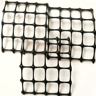 Прочность на растяжение 40/40kn Полипропиленовая пластмассовая георешетка Биаксиальная PP георешетка для проверки на месте