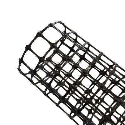 400г Нетканая биаксиальная пластмассовая георешетка Композит для стабилизации почвы Черные георешетки