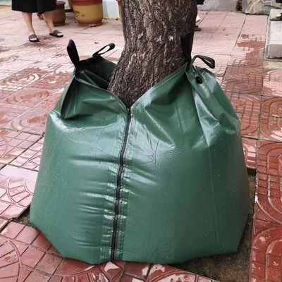 Ирригация Система медленного высвобождения для 15-20 галлонов PVC поливной мешок для деревьев и больших деревьев