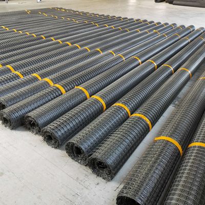 Устойчивая 20kn-20kn Пластмассовая PP Биаксиальная геогидра для стабилизации почвы/укрепленной стабилизации склона дороги