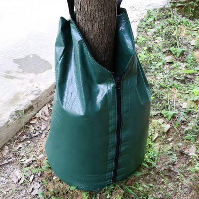 Другие поливные поливные 3 упаковки PE поливные мешки для деревьев 75L УФ зеленые мешки